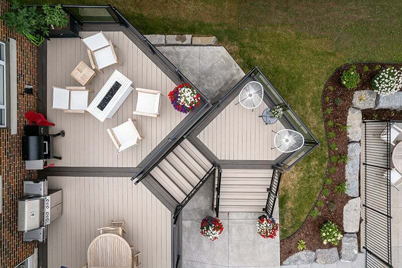 deck bird eye view