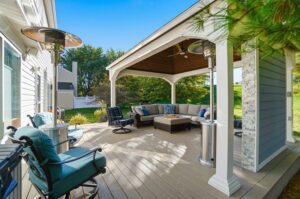 PVC Clubhouse Decking in Clay