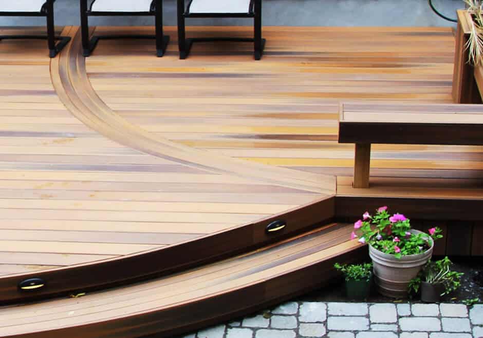 How-to-Bend-Composite-Decking bent composite decking
