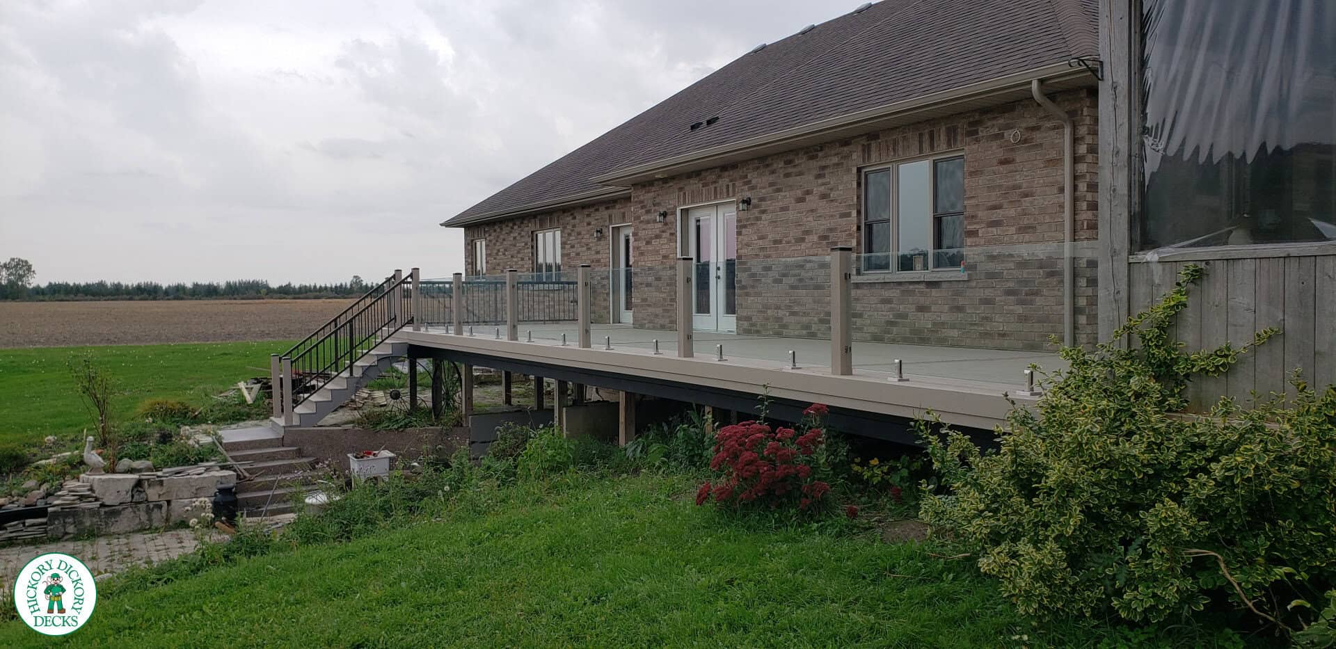raised deck in country