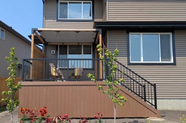 Alberta low maintenance composite deck