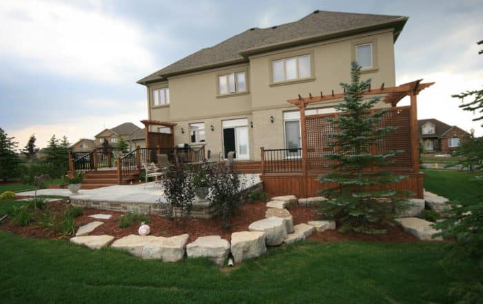 deck and patio combo