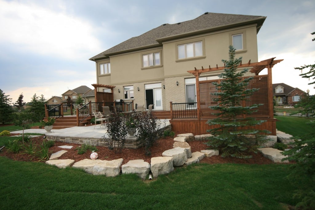 deck and patio combo