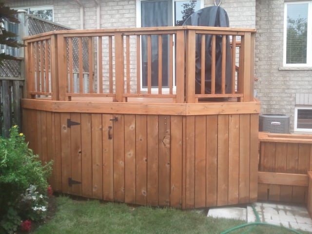 deck after cleaning