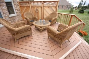 polygon shaped composite deck