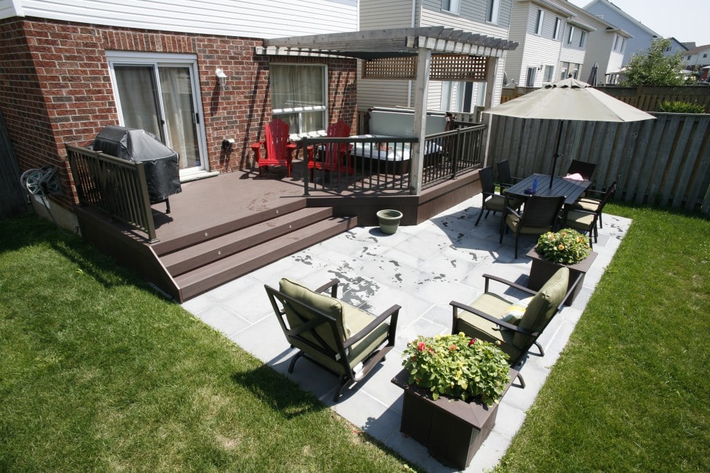 deck and patio combination