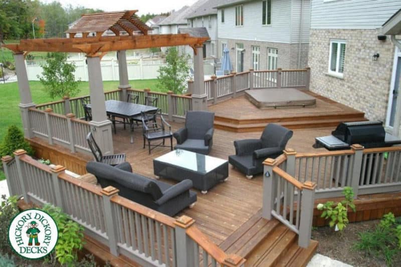 hardwood deck