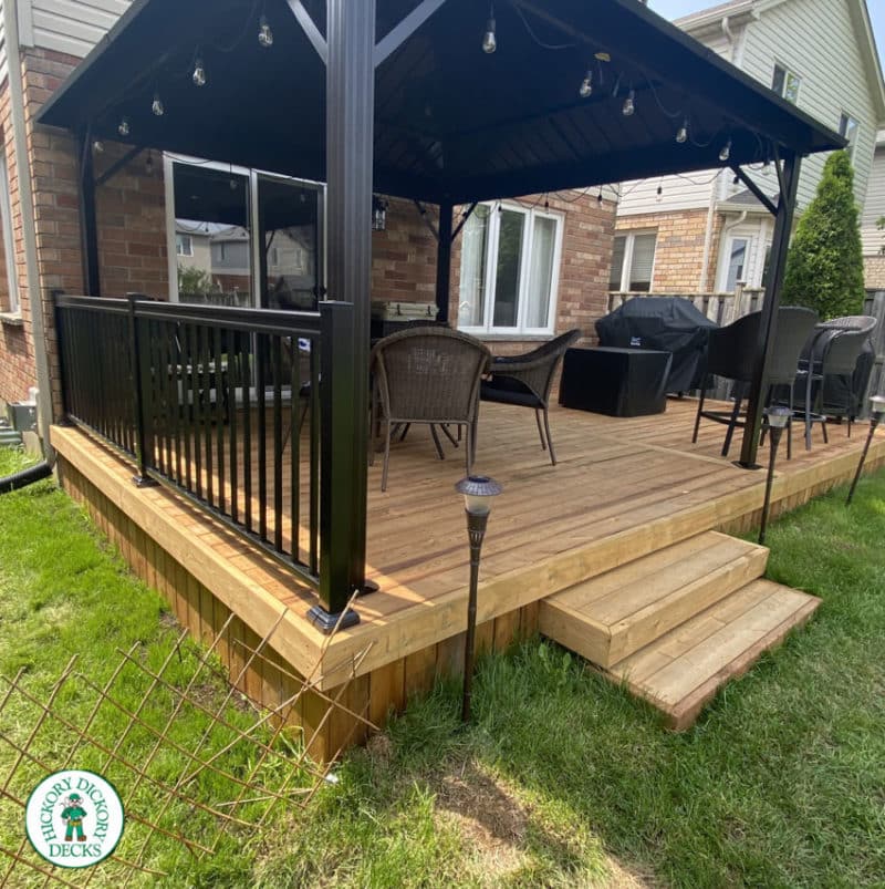 pressure-treated deck