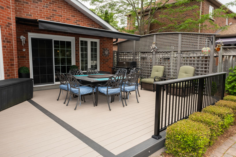 backyard composite deck