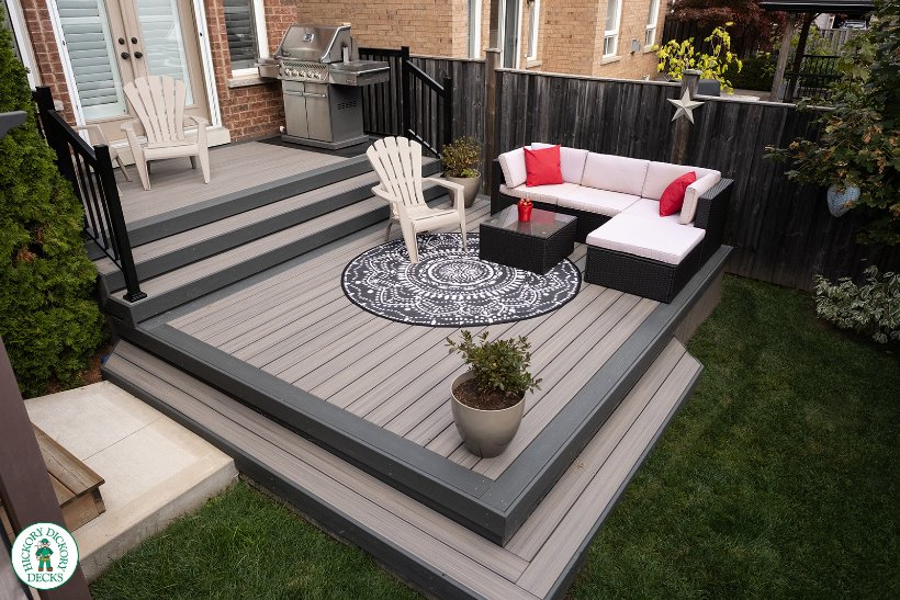 2 level small deck