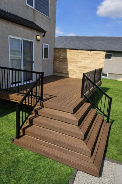 lasalle winnipeg deck build after sideview