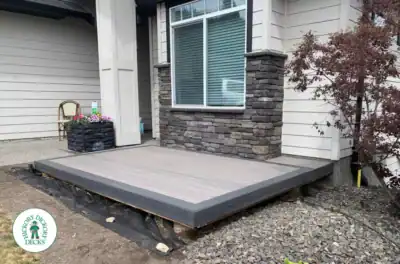 small deck in British Columbia
