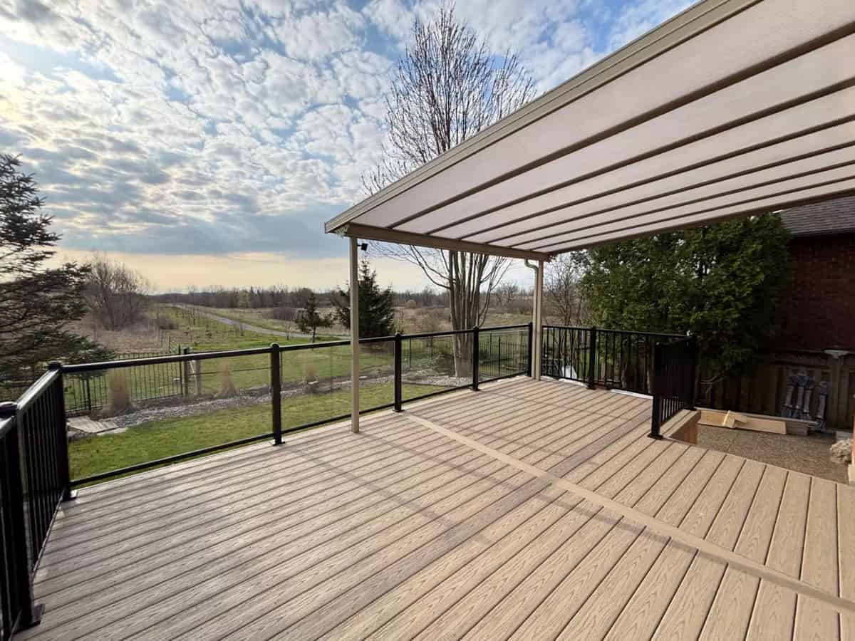 veka decking and glass rails binbrook