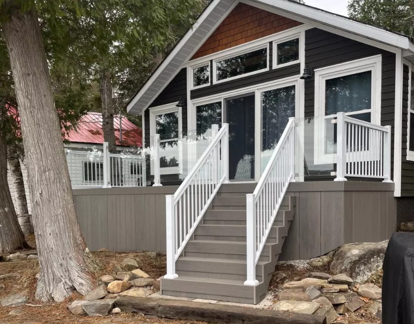 composite cottage deck in Simcoe