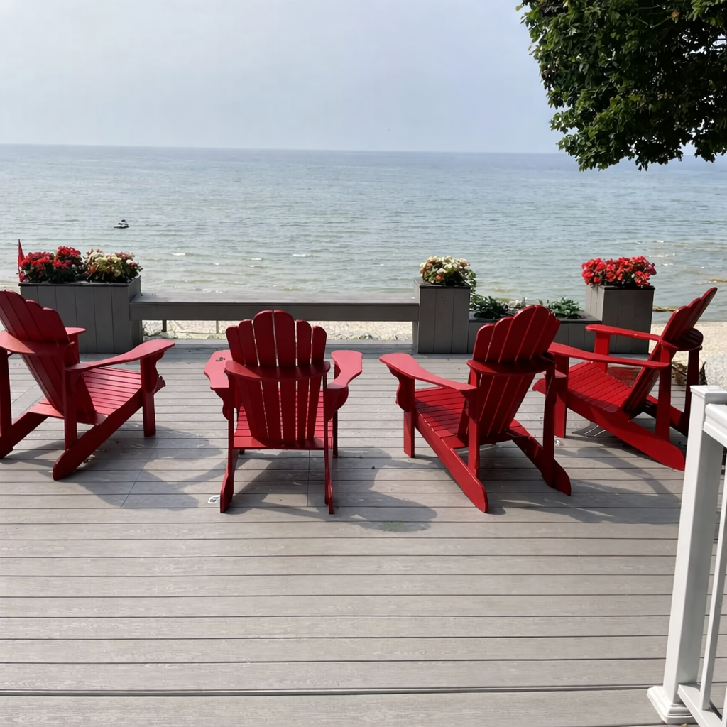 Port Colborne waterfront PVC deck