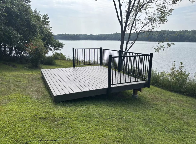 TruNorth waterfront deck in Kingston